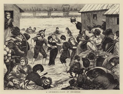 Une classe de natation à Brighton - Mary Ellen Edwards